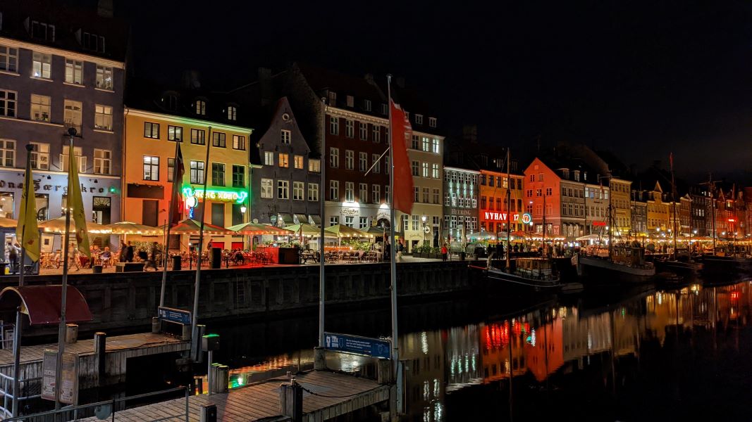 Ein Abendspaziergang durch Kopenhagen